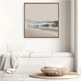 Calm Beach (Square) Canvas Print