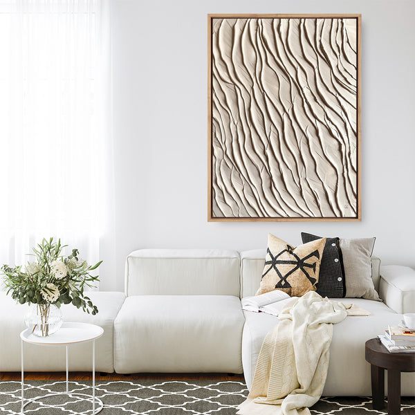 Zen Beach Canvas Print