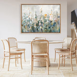 Rustic Garden Neutral Canvas Print