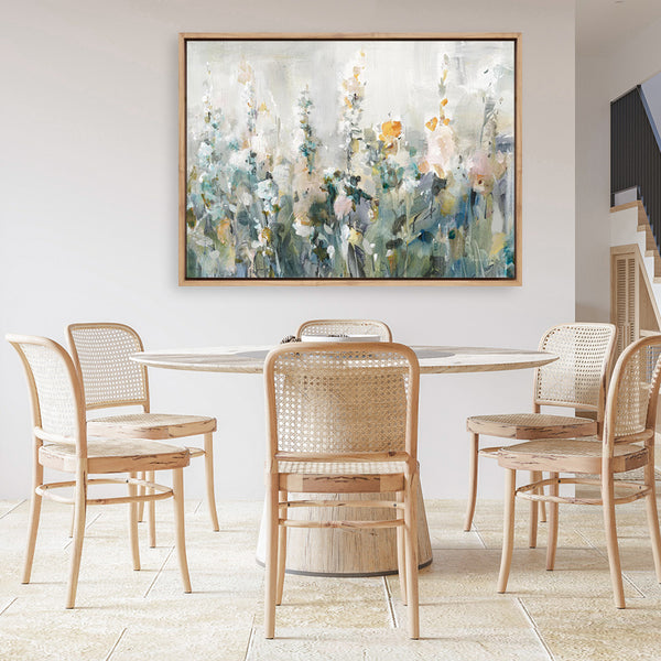 Rustic Garden Neutral Canvas Print