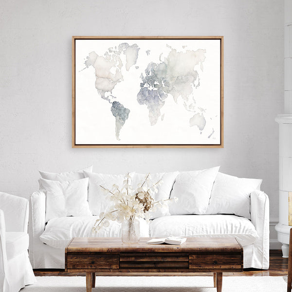 Watercolor Wanderlust Canvas Print