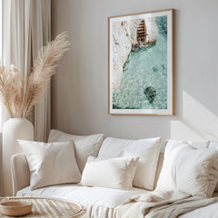 Italian Coastline Photo Art Print