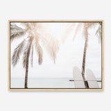 Two Surfboards Photo Canvas Print
