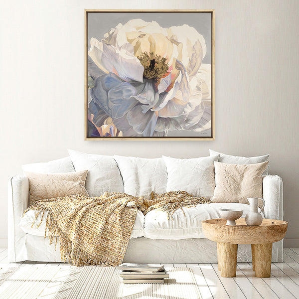 Morning Glow I Neutral (Square) Canvas Print