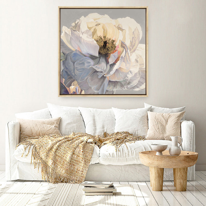 Morning Glow I Neutral (Square) Canvas Print