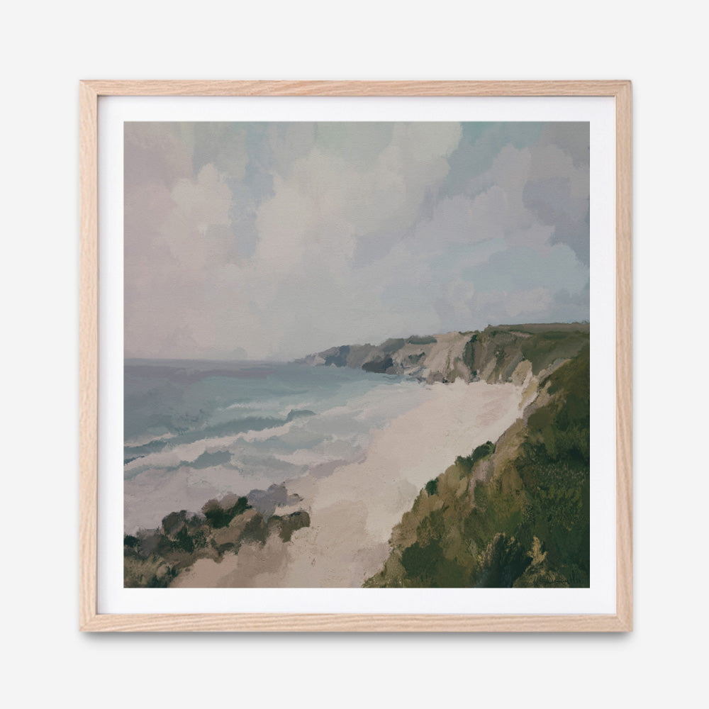 Cornwall Coast (Square) Art Print