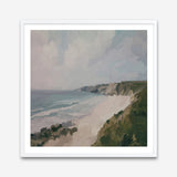 Cornwall Coast (Square) Art Print