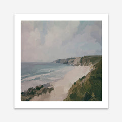 Cornwall Coast (Square) Art Print