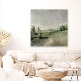 Edge of the Woods (Square) Canvas Print