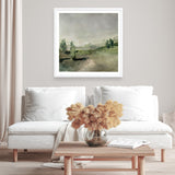 Edge of the Woods (Square) Art Print