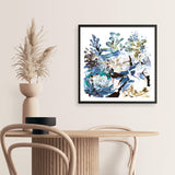 Fresh Blooms (Square) Art Print