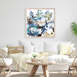 Fresh Blooms (Square) Art Print