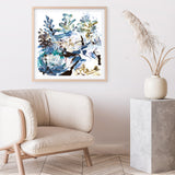 Fresh Blooms (Square) Art Print