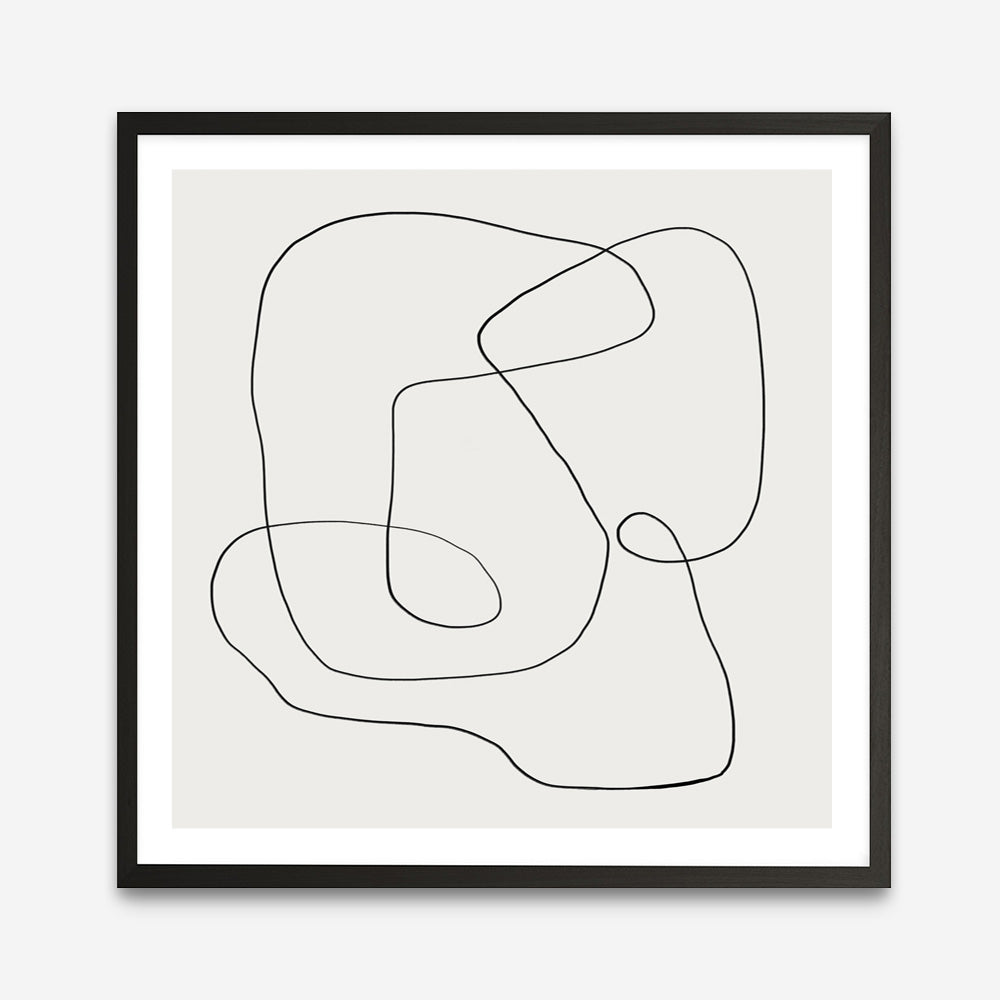 Line Abstract (Square) Art Print