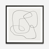 Line Abstract (Square) Art Print