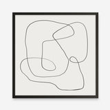 Line Abstract (Square) Art Print