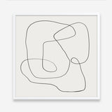 Line Abstract (Square) Art Print