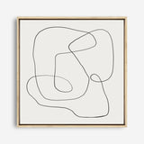 Line Abstract (Square) Canvas Print