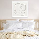 Line Abstract (Square) Art Print