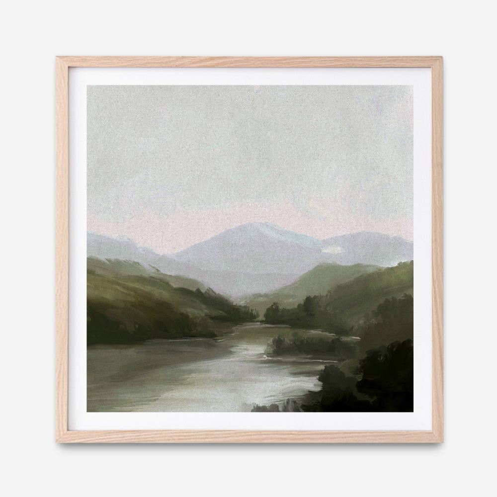 Meander (Square) Art Print