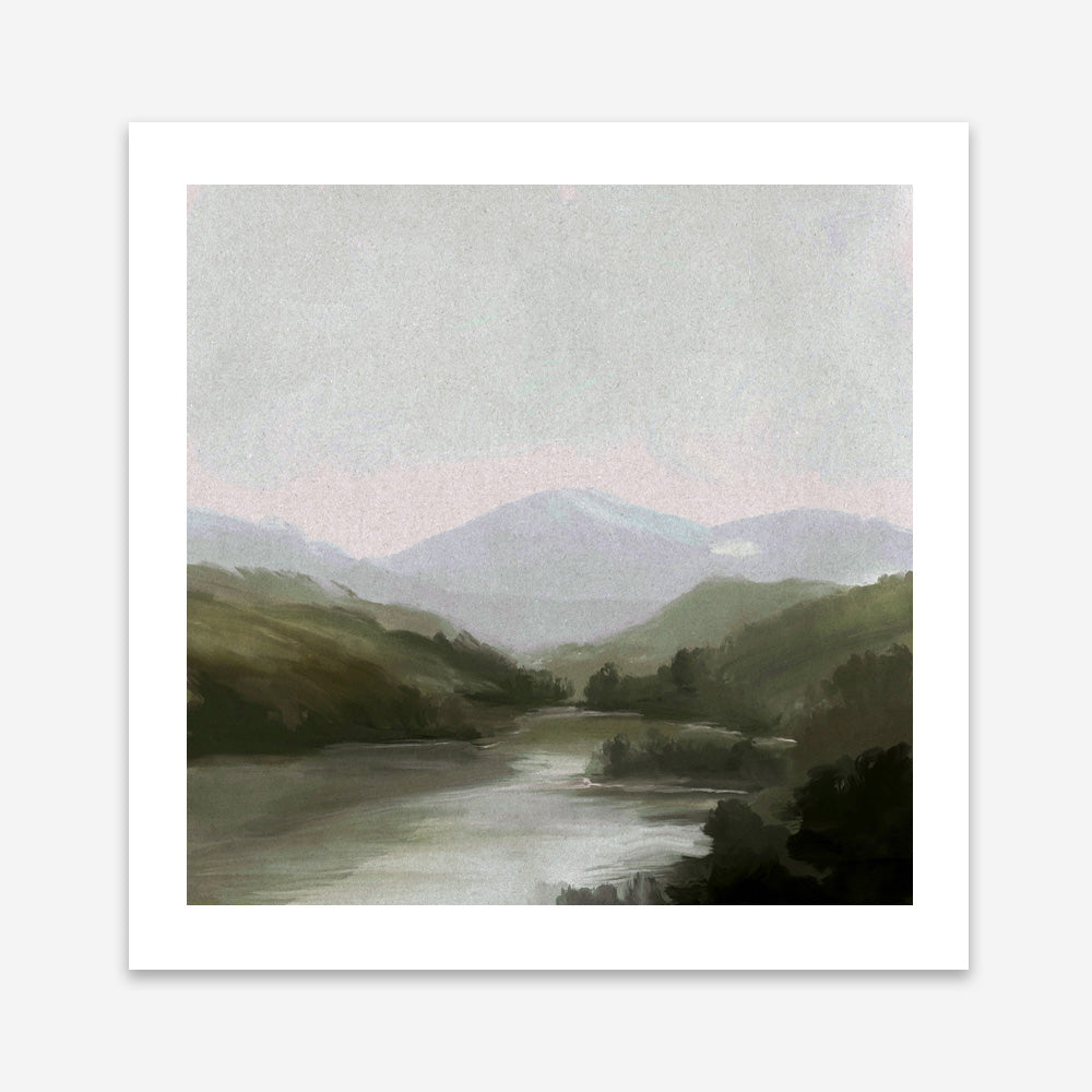 Meander (Square) Art Print