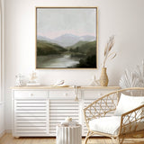 Meander (Square) Canvas Print