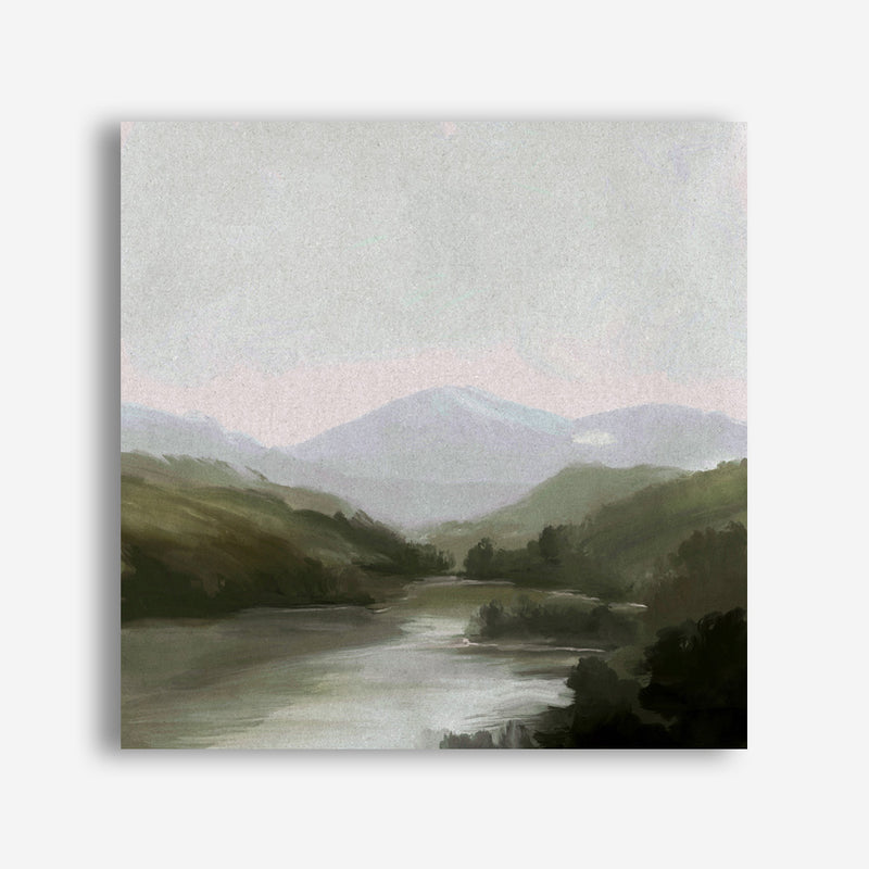 Meander (Square) Canvas Print