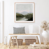 Meander (Square) Art Print