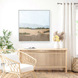 Outside Heat (Square) Canvas Print