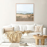 Outside Heat (Square) Art Print