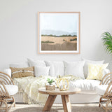 Outside Heat (Square) Art Print