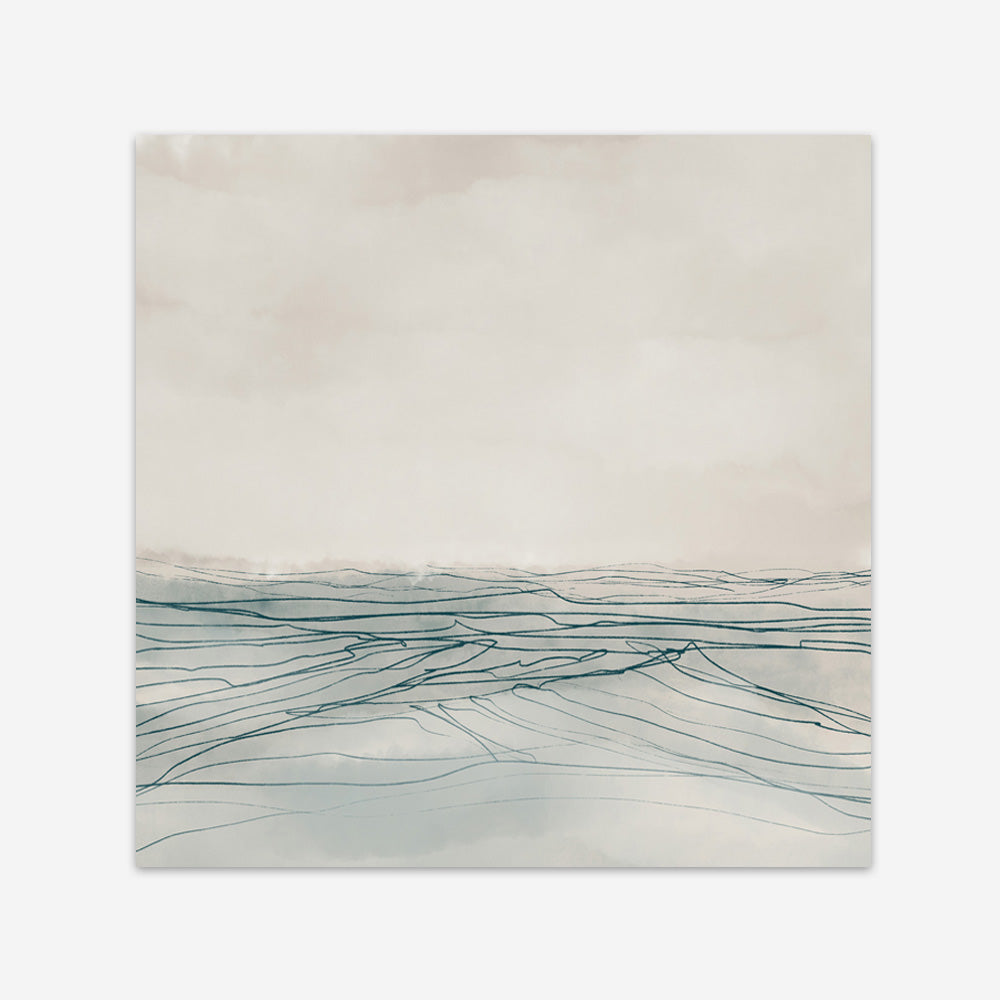 Still Sea (Square) Art Print