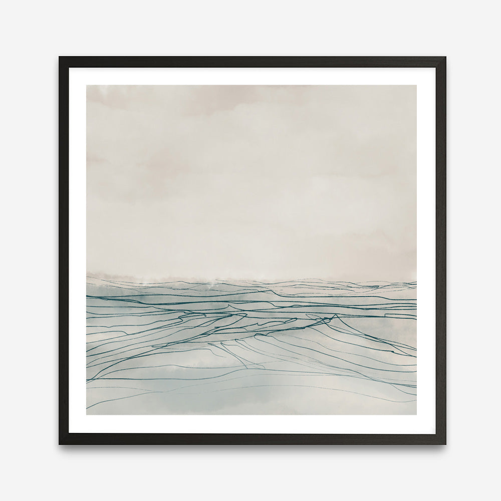 Still Sea (Square) Art Print