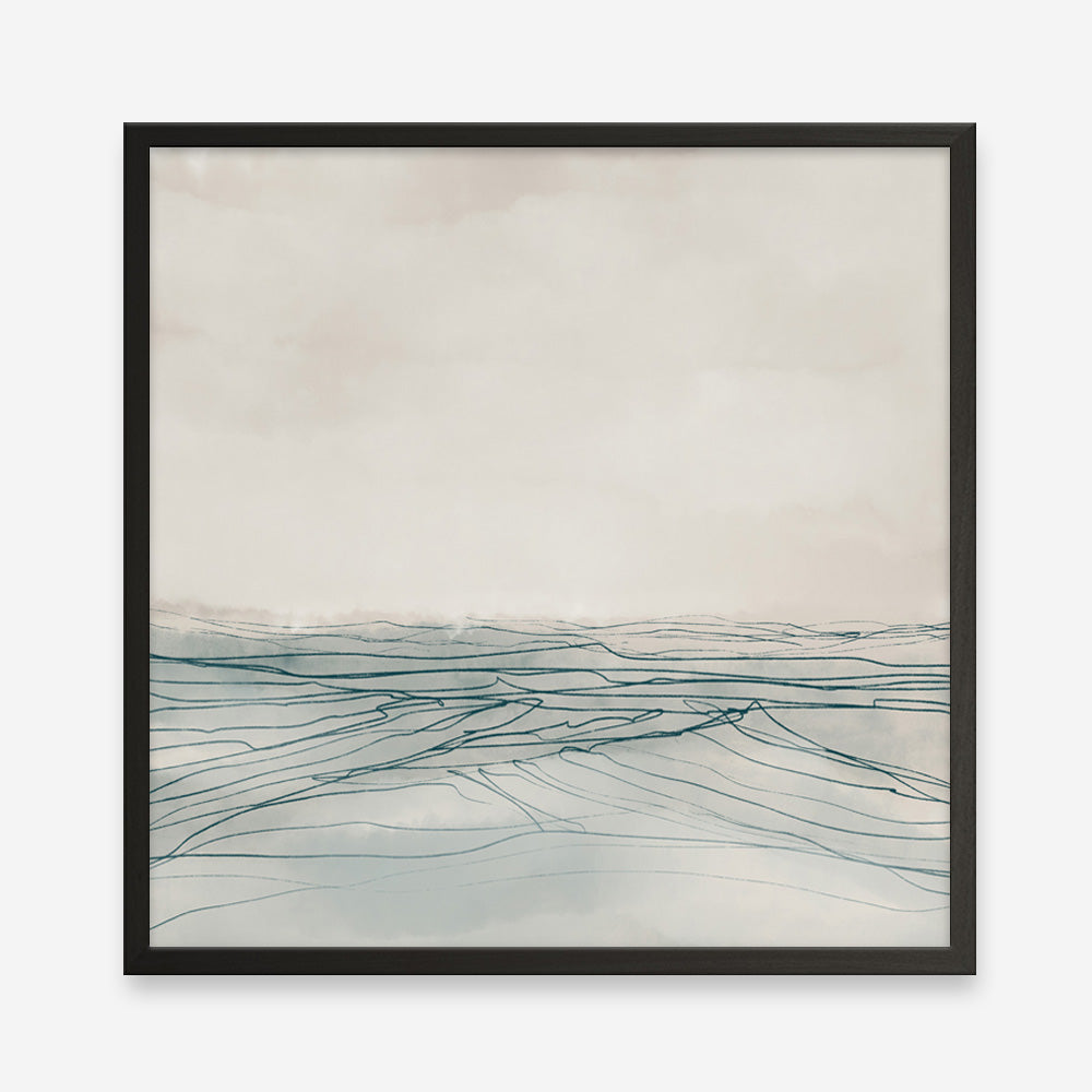 Still Sea (Square) Art Print