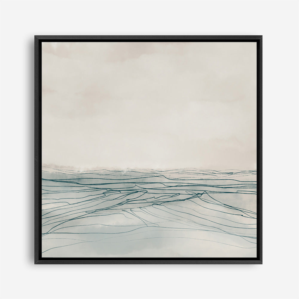 Still Sea (Square) Canvas Print