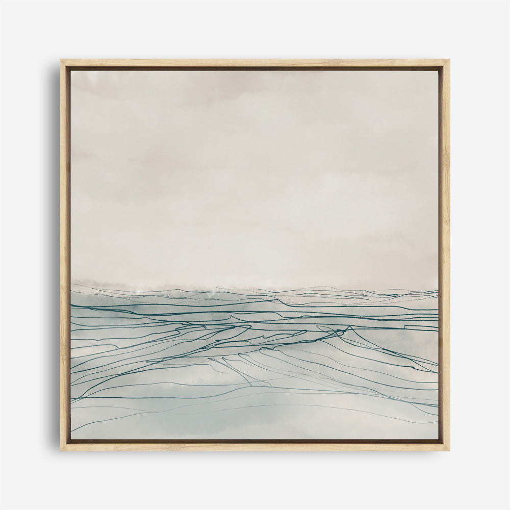 Still Sea (Square) Canvas Print