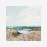 Beach Path (Square) Art Print