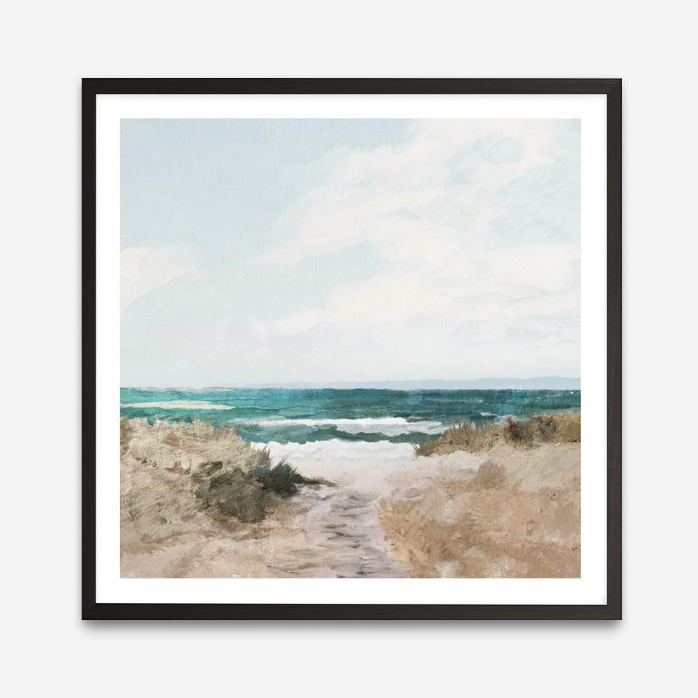 Beach Path (Square) Art Print