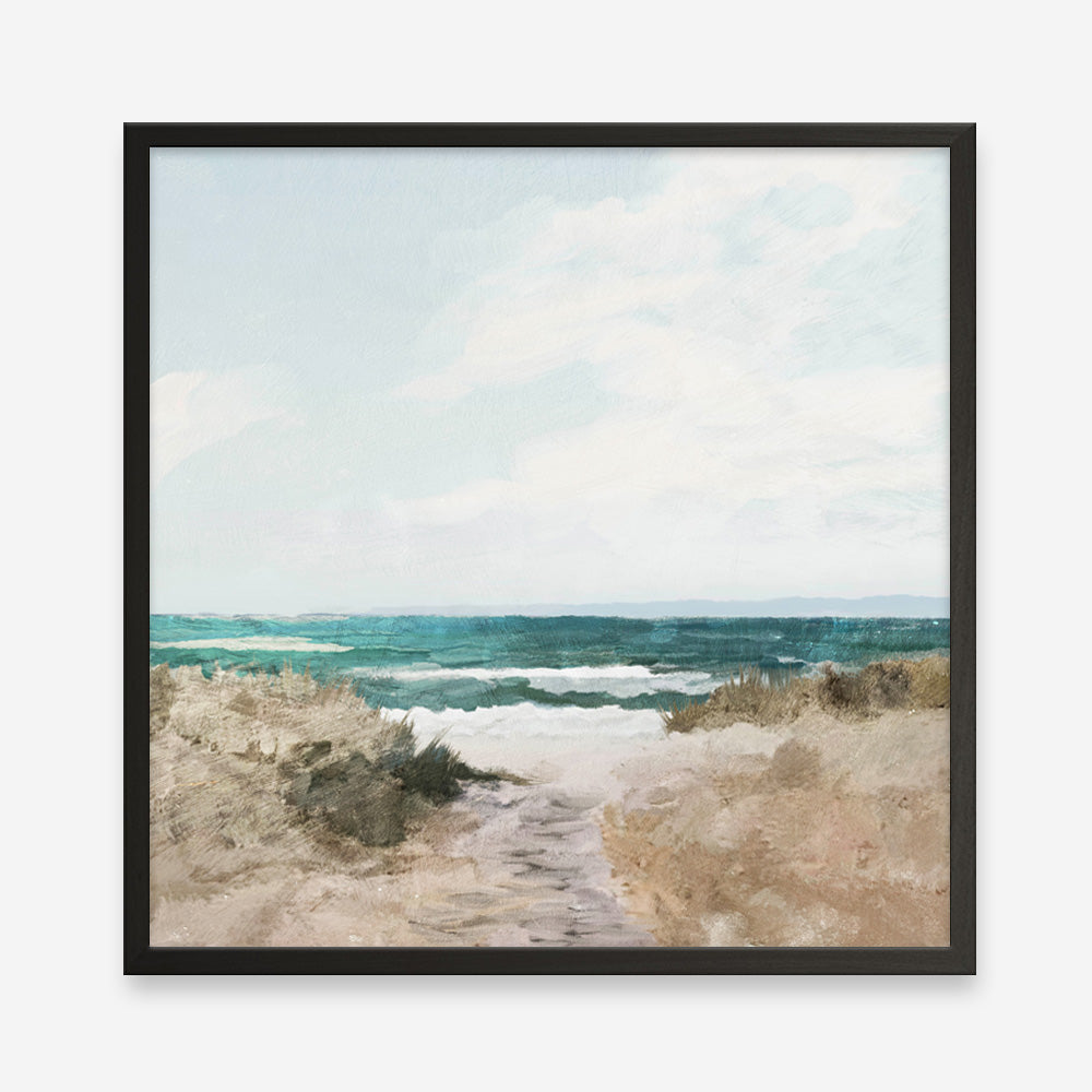 Beach Path (Square) Art Print