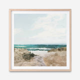 Beach Path (Square) Art Print
