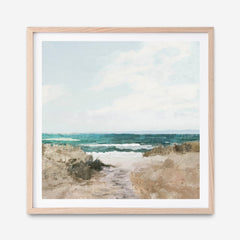 Beach Path (Square) Art Print