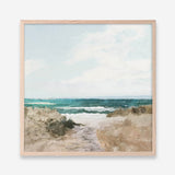 Beach Path (Square) Art Print