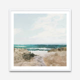 Beach Path (Square) Art Print