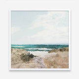 Beach Path (Square) Art Print