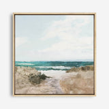 Beach Path (Square) Canvas Print