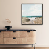 Beach Path (Square) Art Print