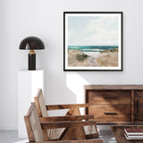 Beach Path (Square) Art Print
