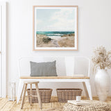Beach Path (Square) Art Print