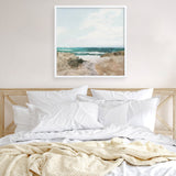 Beach Path (Square) Art Print