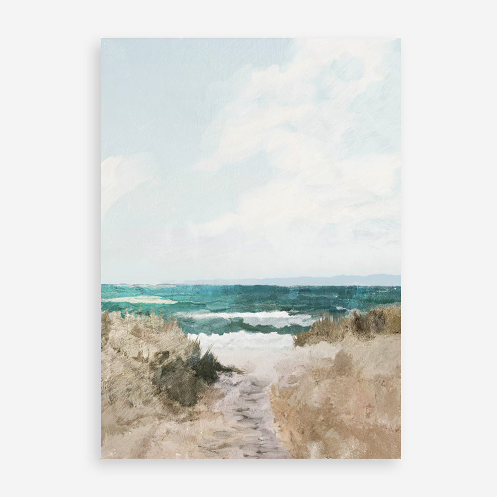 Beach Path Art Print